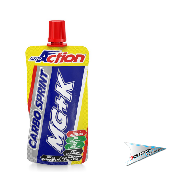 Pro Action - CARBO SPRINT MG+K (Gusto: Arancia - Conf. 32 stick da 50 ml) - 